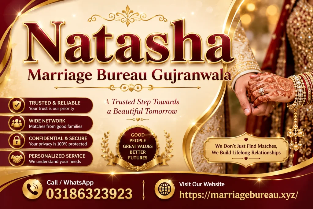 marriage bureau gujranwala